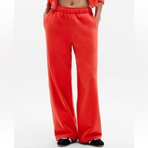 Athleta Bold Orange Track Pants